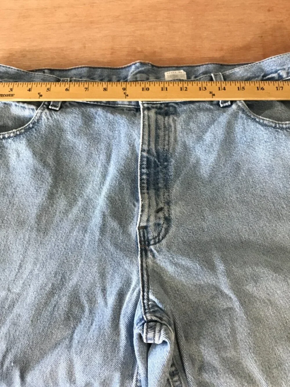 Vintage Levi's 595 Dry Goods Two Horse Brand Jeans Men 36x30 Blue Baggy Mid Rise